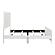 Corbin Eastern King Bed - White by Homelegance