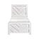 Corbin 5pc V-pattern Twin Bedroom Set  - White by Homelegance