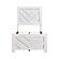 Corbin 5pc V-pattern Twin Bedroom Set  - White by Homelegance