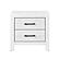 Corbin 5pc V-pattern Twin Bedroom Set  - White by Homelegance