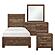Corbin 4Pc Twin Bedroom Set  - Rustic Brown by Homelegance