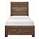 Corbin 5pc Twin Bedroom Set  - Rustic Brown by Homelegance