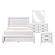 Corbin 4pc Queen Bedroom Set  - White by Homelegance