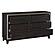 Grant Dresser - Ebony & Silver by Homelegance