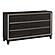 Grant Dresser - Ebony & Silver by Homelegance
