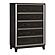 Grant Chest - Ebony & Silver by Homelegance