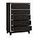 Grant Chest - Ebony & Silver by Homelegance