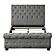 Crofton Eastern King Bed - Dark Gray by Homelegance