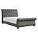 Crofton Eastern King Bed - Dark Gray by Homelegance