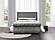 Crofton Eastern King Bed - Dark Gray by Homelegance