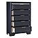 Rosemont 5pc Queen Bedroom Set  - Midnight Blue by Homelegance
