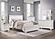 Lana California King Bed w/LED Lighting - White by Homelegance