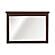 Logandale Mirror - Brown by Homelegance