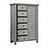Logandale Wardrobe Chest - Antique Gray by Homelegance