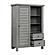 Logandale Wardrobe Chest - Antique Gray by Homelegance