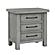 Logandale Nightstand - Antique Gray by Homelegance