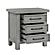 Logandale Nightstand - Antique Gray by Homelegance