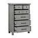 Logandale Chest - Antique Gray by Homelegance