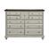 Mossbrook Dresser - Dark Brown & Light Gray by Homelegance