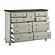 Mossbrook Dresser - Dark Brown & Light Gray by Homelegance
