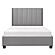Anson Queen Platform Bed - Gray by Homelegance