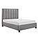 Anson Queen Platform Bed - Gray by Homelegance