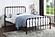 Bethany Queen Platform Bed - Dark Bronze by Homelegance