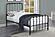 Bethany Twin Platform Bed - Dark Bronze by Homelegance