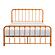 Bethany Queen Platform Bed - Orange by Homelegance
