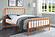 Bethany Queen Platform Bed - Orange by Homelegance
