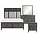 Wittenberry 4pc Queen Bedroom Set  - Pebble by Homelegance
