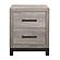 Zephyr Nightstand - Light Gray & Gray by Homelegance