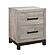 Zephyr Nightstand - Light Gray & Gray by Homelegance