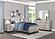 Zephyr Wall Panel for Nightstand, 1-Piece - Light Gray & Gray by Homelegance