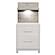 Zephyr Wall Panel for Nightstand, 1-Piece - Light Gray & Gray by Homelegance
