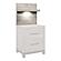 Zephyr Wall Panel for Nightstand, 1-Piece - Light Gray & Gray by Homelegance