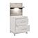 Zephyr Wall Panel for Nightstand, 1-Piece - Light Gray & Gray by Homelegance