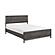 Zephyr Queen Bed - Brownish Gray & Antique Silver by Homelegance