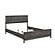 Zephyr Queen Bed - Brownish Gray & Antique Silver by Homelegance
