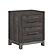 Zephyr 5pc Queen Bedroom Set  - Brownish Gray & Antique Silver by Homelegance