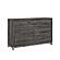 Zephyr Dresser - Brownish Gray & Antique Silver by Homelegance