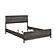 Zephyr California King Bed - Brownish Gray & Antique Silver by Homelegance
