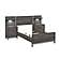 Zephyr 5pc Set Twin Wall Bed - Brownish Gray & Antique Silver by Homelegance