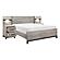 Zephyr 5pc Set Full Wall Bed - Light Gray & Gray by Homelegance