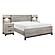 Zephyr 5pc Set Full Wall Bed - Light Gray & Gray by Homelegance