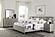 Zephyr 5pc Set Full Wall Bed - Light Gray & Gray by Homelegance