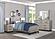 Zephyr Twin Bed - Light Gray & Gray by Homelegance