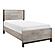 Zephyr Twin Bed - Light Gray & Gray by Homelegance