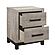 Zephyr 4Pc Twin Bedroom Set  - Light Gray & Gray by Homelegance
