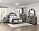 Bennington  Eastern King Bed - Gray by Homelegance